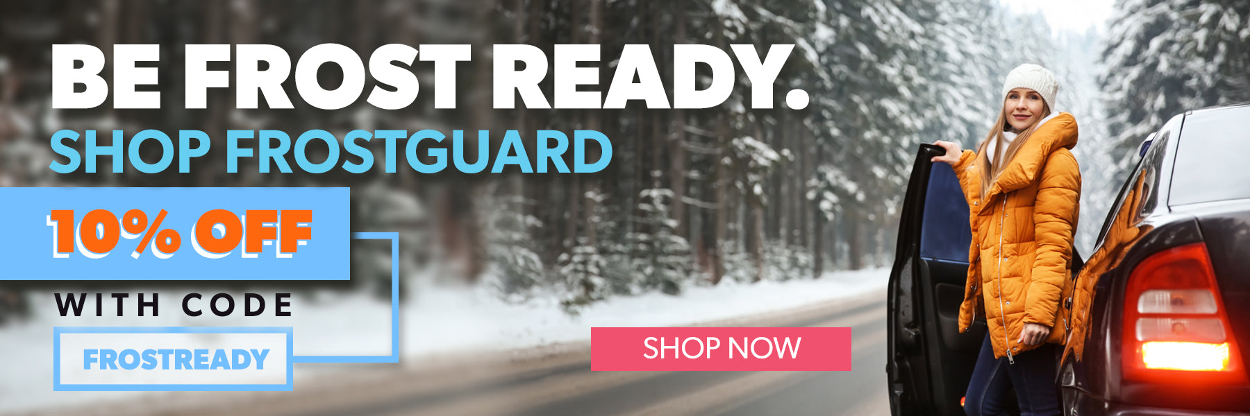 FrostGuard Windshield Cover Early Winter Sales Event
