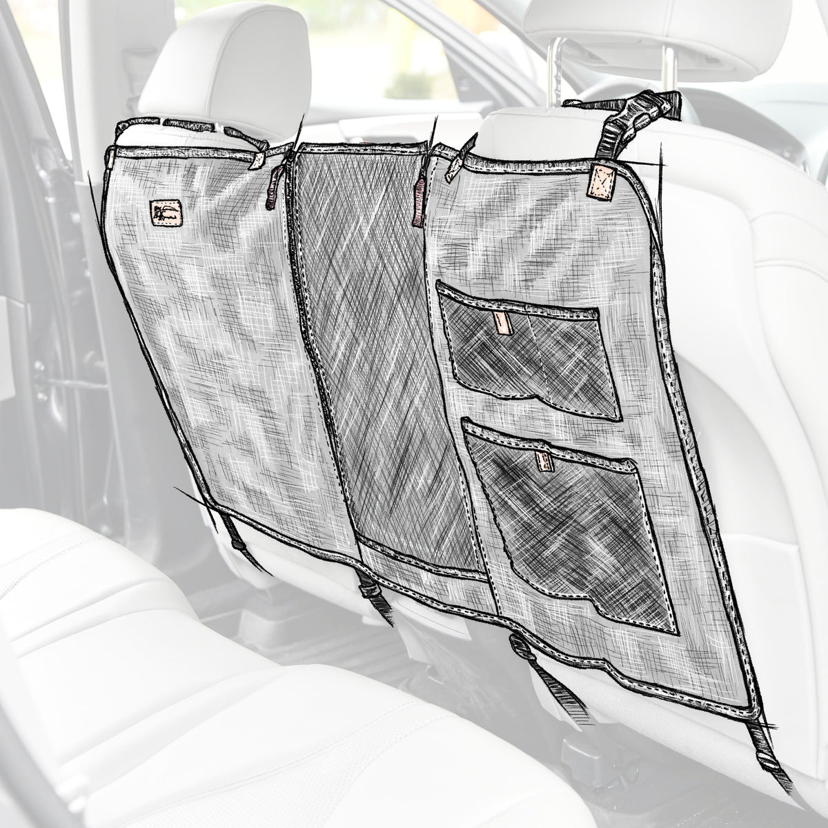 Urban Transit Pet Barrier | how to keep your dog in the backseat while driving | how to keep your car clean | car pet essentials | vertical storage